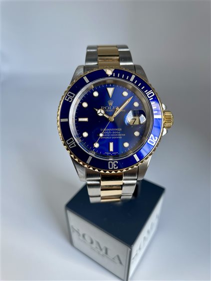 Besozzo - Via XXV Aprile 49 - Orologio Rolex Uomo Submariner  in Acciaio/Oro giallo ROLEX SUBMARINER 16613 ACC ORO GIALLO P2 FULL SET - ROLEX SUBMARINER 16613 ACC ORO GIALLO P2 FULL SET